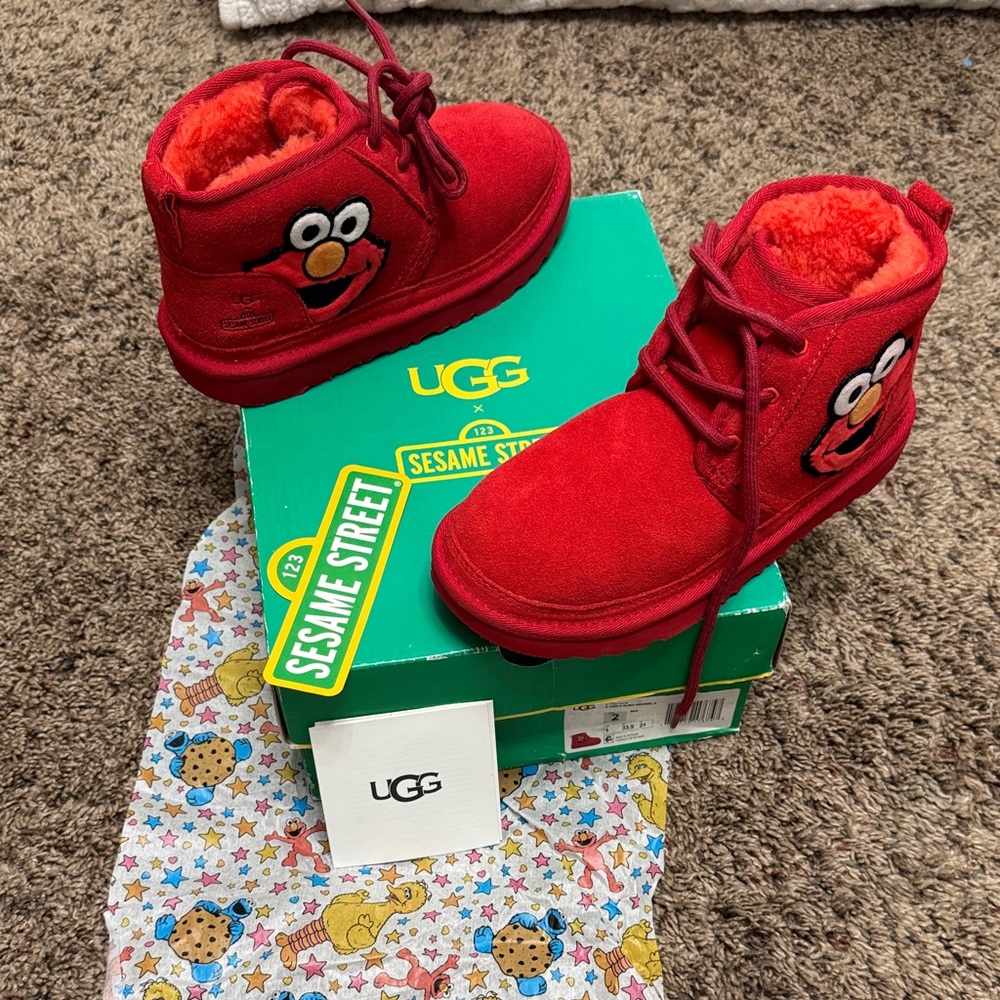 UGG Red Elmo Kids Boots
